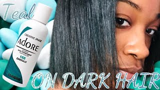 ADORE HAIR DYE ON DARK HAIR