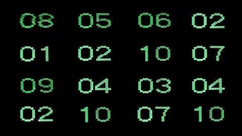 TV Number Wall Countdowns Animation Motion Background Stock Video Footage Free For Editing