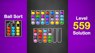 Ball Sort Puzzle Solution Level 559