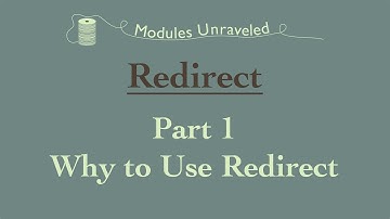 Why to Use the Redirect Module