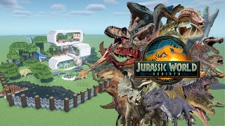 Details How To Make a Jurassic World Rebirth Farm in Minecraft PE Update