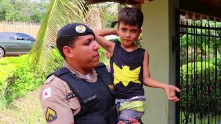 Policia Militar e Comerciantes de Tocantins em ação solidaria.