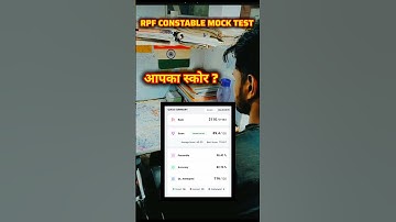 RPF CONSTABLE MOCK TEST ANALYSIS 📚🎯 #motivation #rpf2024 #rpf #rpfconstable #shorts #ytshorts #rwa