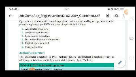 12 CA chapter 4 php operators v1