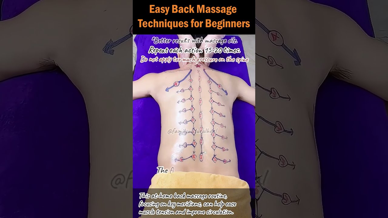 Easy Back Massage Techniques For Beginners