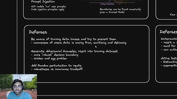 Machine Learning & Security Overview (388 IA Application)