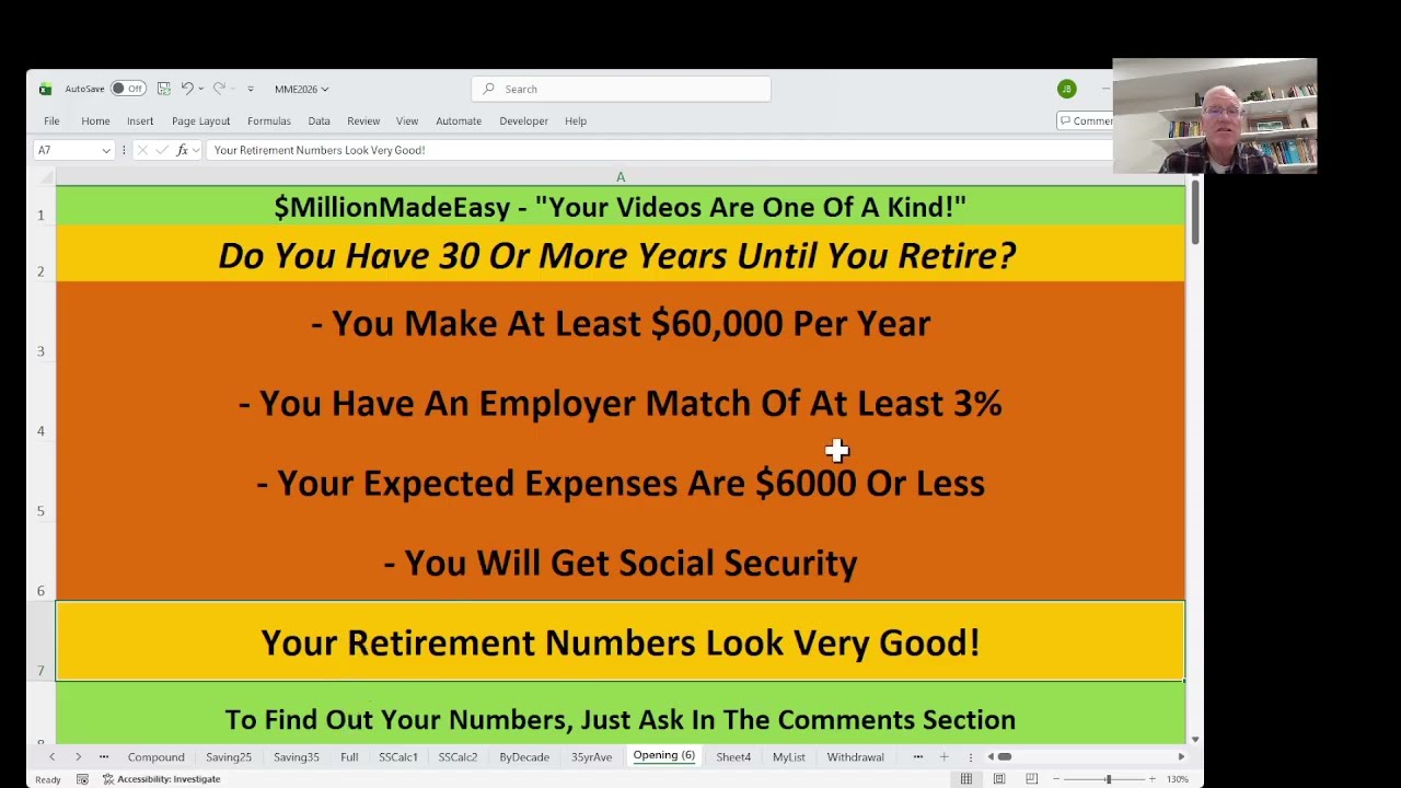 До выхода на пенсию вам осталось 30 или более лет? Если да, то ваше положение может быть лучше, ч...