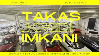 Kocaeli'nin en büyük ikinci el araç merkezi Toyota Aykon. Resimi