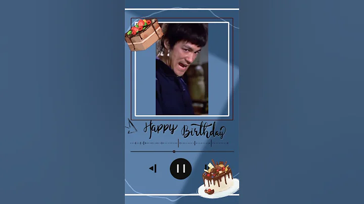 Bruce Lee says Happy Birthday to you. #kungfu #brucelee #martialarts #actor #filmstar #music