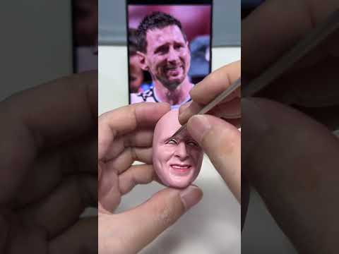 I made Messi’s sad World Cup moment in clay.