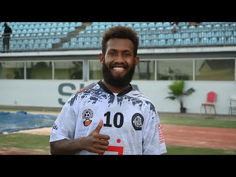Solomon Islands International Marlon Tahioa scores his first OFC Champions League 2023 goal