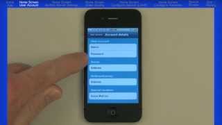 Mitel® BluStar™ for iPhone Client (German Version) - Module 2 Home Screen User Account