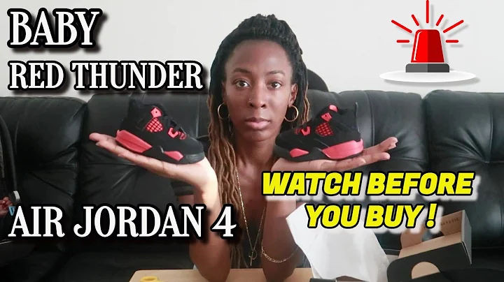 BABY AIR JORDAN 4 CRIMSON (Red Thunder) REVIEW ***WATCH BEFORE YOU BUY***