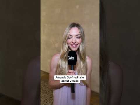 Amanda Seyfried talks about Venice #amandaseyfried #MiuMiuWomensTales #MiuMiu #MiucciaPrada