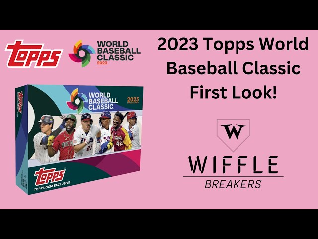 2023 Topps World Baseball Classic 2 Box Break Break - RED Auto #'d