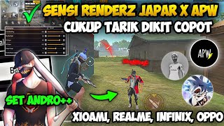 SENSI 2025 COMBINATION ( LATEST RENDERZ X JAPAR X APW ) 100% AUTO HEADSHOT   ANDRO SET 😱🔥