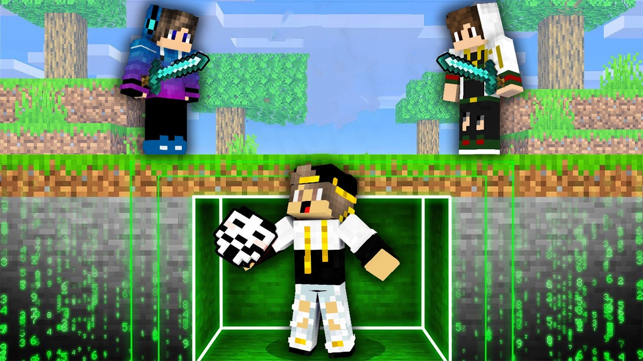 ماين كرافت ولكن اخيرا استخدمت الهكر الحلال ضد اصدقائي لكي انتقم منهم ( دروع وادوات الهكر ) !!!!!🔥🔥