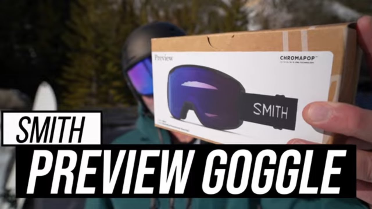 Smith Preview Goggle Review - 25% more field of view! - YouTube
