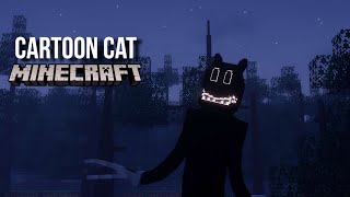 CARTOON CAT is IN OUR MINECRAFT WORLD | Minecraft Cartoon Cat