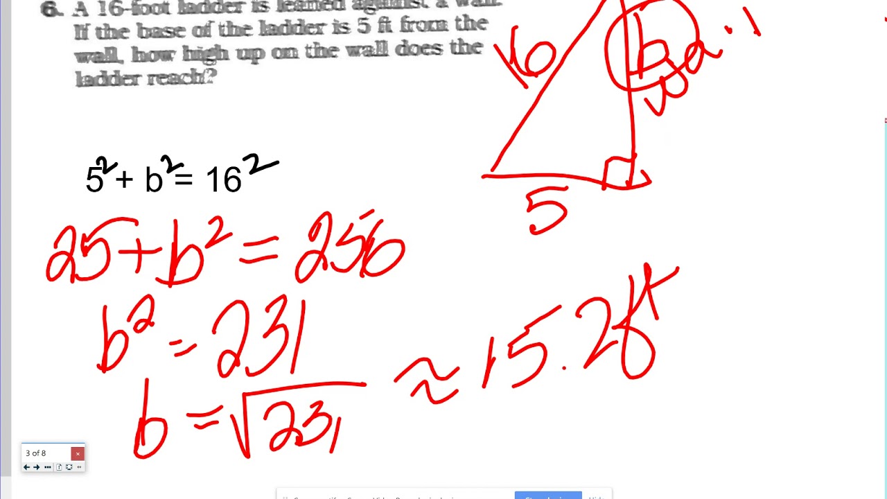 pythagorean-theorem-worksheet-answer-key-youtube