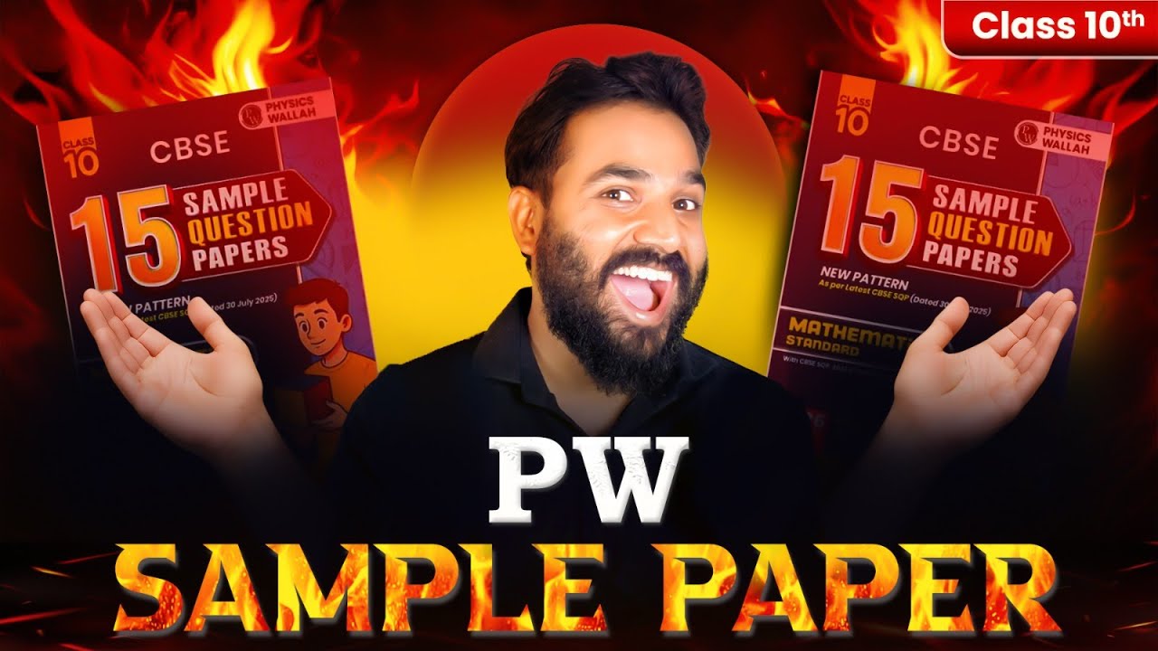 PW SAMPLE PAPER SOLUTION |Half Yearly Exams Class 10 MATHS 10 YEAR PYQ'S | CBSE BOARD EXAM 2026