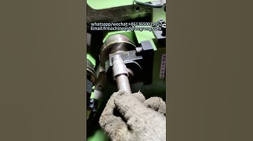 stainless steel tube three rollers thread rolling machine #machine #threadrolling #steelpipe #china