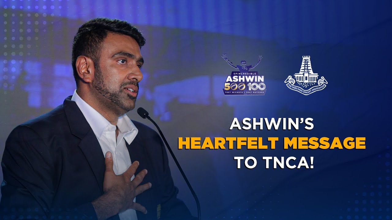 Ashwin speaks about his journey | #TncaCricket - YouTube