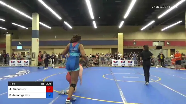 72 Kg Round Of 16 - Alicia Pieper, Michigan Vs Bre...