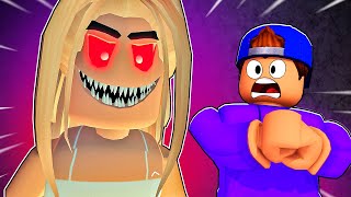 ROBLOX ESCAPE EVIL CRUSH OBBY! (SCARY OBBY)