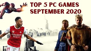 TOP 5 PC GAMES OF SEPTEMBER 2020