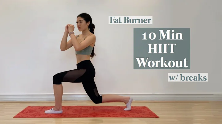 FAT BURNER HIIT Workout | with breaks