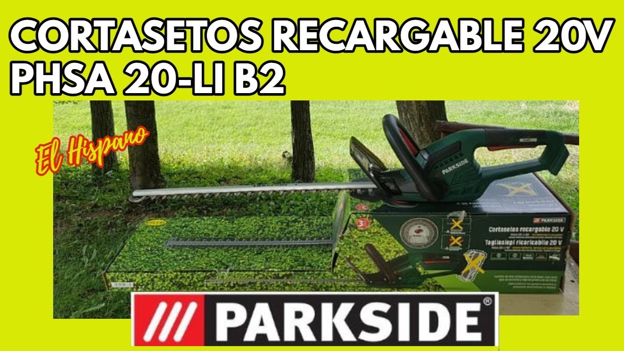 Cortabordes Y Recortasetos Parkside 20V - Sin Batería Ni Cargador, 2 En 1, 12 Y 18 Cm