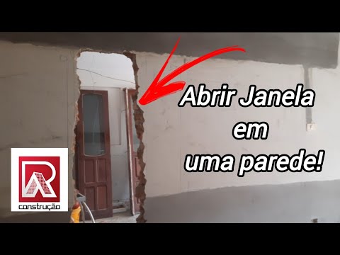 Abrir um janela em uma parede veja como fazer #Parte05!