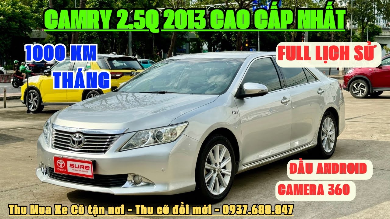 Chỉ hơn 4 đồng, Toyota Camry 2.5 Q 2013, bản Full cao cấp nhất | Thu mua ô tô cũ Tphcm | Camry Q
