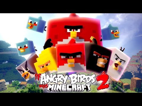 If Angry Birds Was Minecraft 2 [ Minecraft Animation ]