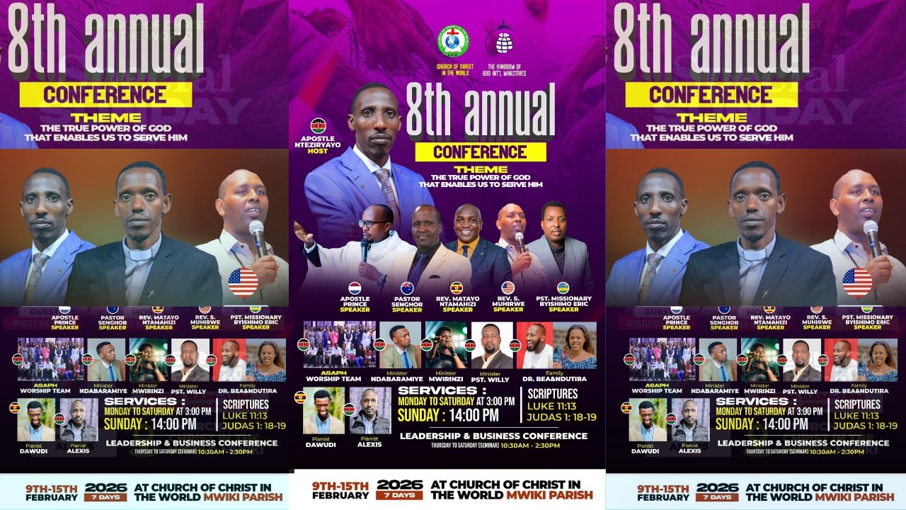 LIVE🔴8th ANIVERSARY OF CHURCH OF CHRIST IN THE WORLD // ANNUAL CONFERENCE