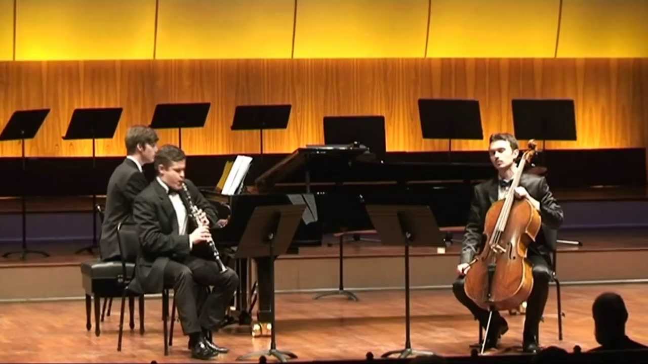M.Glinka Trio Pathetique in D minor for cello & piano, Mvmt