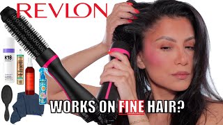 Best At-Home Blowout for Fine Hair w Revlon Round Brush