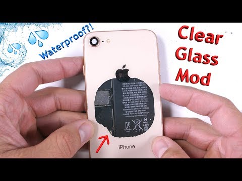 What makes the iPhone 8 Waterproof    Clear Back Mod 