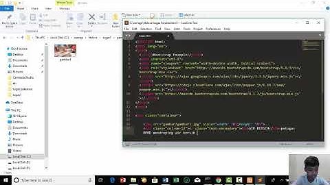 TUTOR MEMBUAT WEB  HTML MENGGUNAKAN XAMPP DAN SUBLIME |TUTOR1