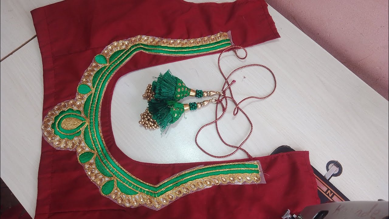 Patchwork Blouse Design Cutting and Stitching || Blouse Design Cutting ...