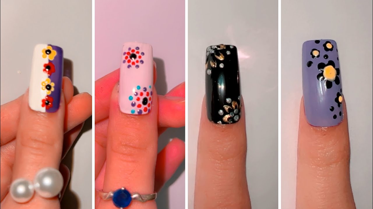 how to do nails for beginners||top nail art designs||nail art ...