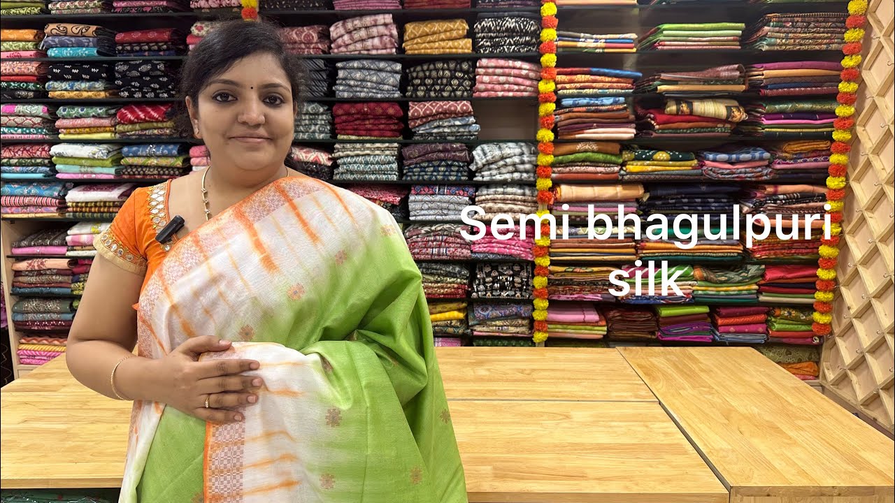Semi Bhagulpuri silk | Charvi boutique | 07/05/2023 | WhatsApp ...