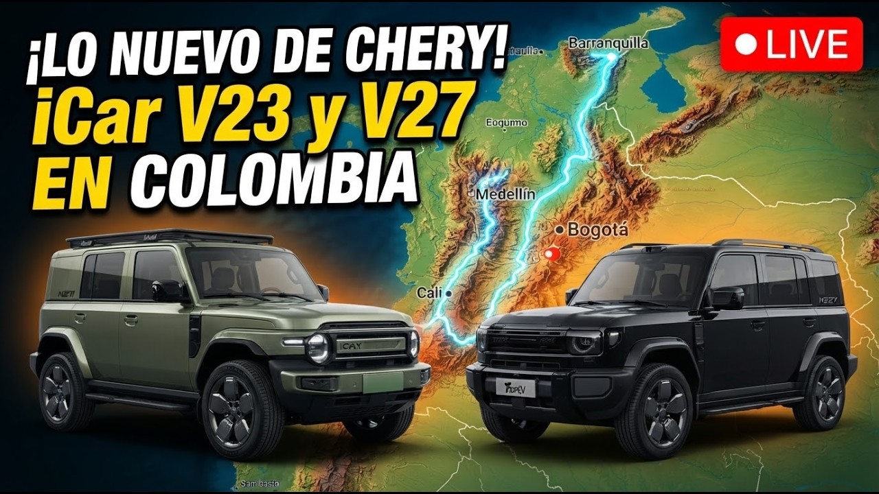¡NUEVAS iCar V23 y V27! 🚙⚡ ¿El futuro todoterreno en Colombia?🔴 Almanejo LIVE 🔴