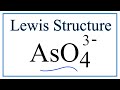 ASO4 3- Ion Lewis Structure