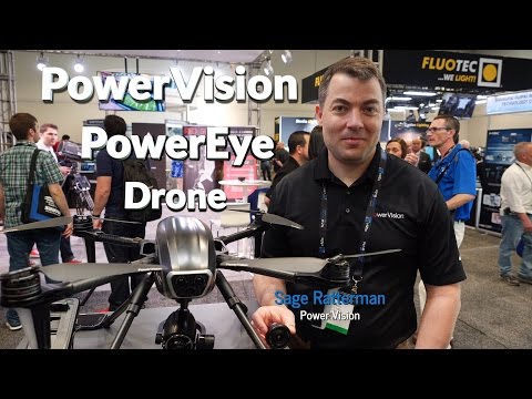 PowerVision PowerEye Drone, NAB 2017