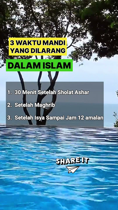 3 Waktu Mandi Yang Dilarang Dalam Islam | Tiktok Viral #shorts #dakwah #islam #agama #viral #tiktok
