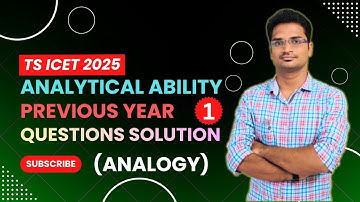 TS ICET 2025 | Previous Year Questions Explained | Top 10 Analogy Questions with Tricks & Shortcuts