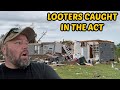 Trespassing Thieves ARRESTED! Tornado Aftermath Worse Than I Could Imagine!