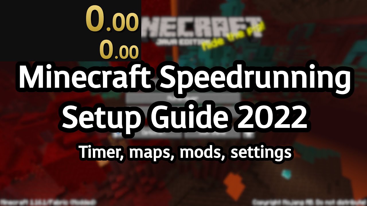 Speedrun Timer - In-game Speedrun Timer Minecraft Mod